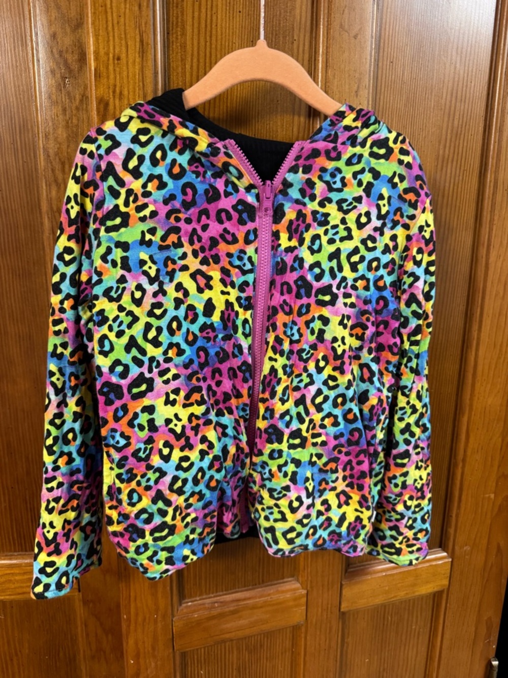 Bums & Roses Reversible Leopard Jacket